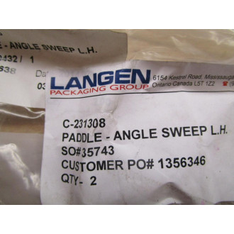 Langen C-231308 Paddle-Angle Sweep L.H.