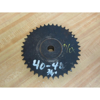 US Tsubaki 40 12F-34 Sprocket WKyw 12F34 - New No Box