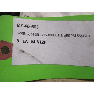 87-46-603 Spring (Pack of 3) - New No Box
