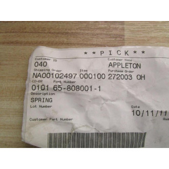 87-46-603 Spring (Pack of 3) - New No Box