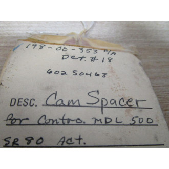 198-00-353 Cam Spacer - New No Box