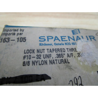 Spaenaur 163-105 Lock Nut (Pack of 46)
