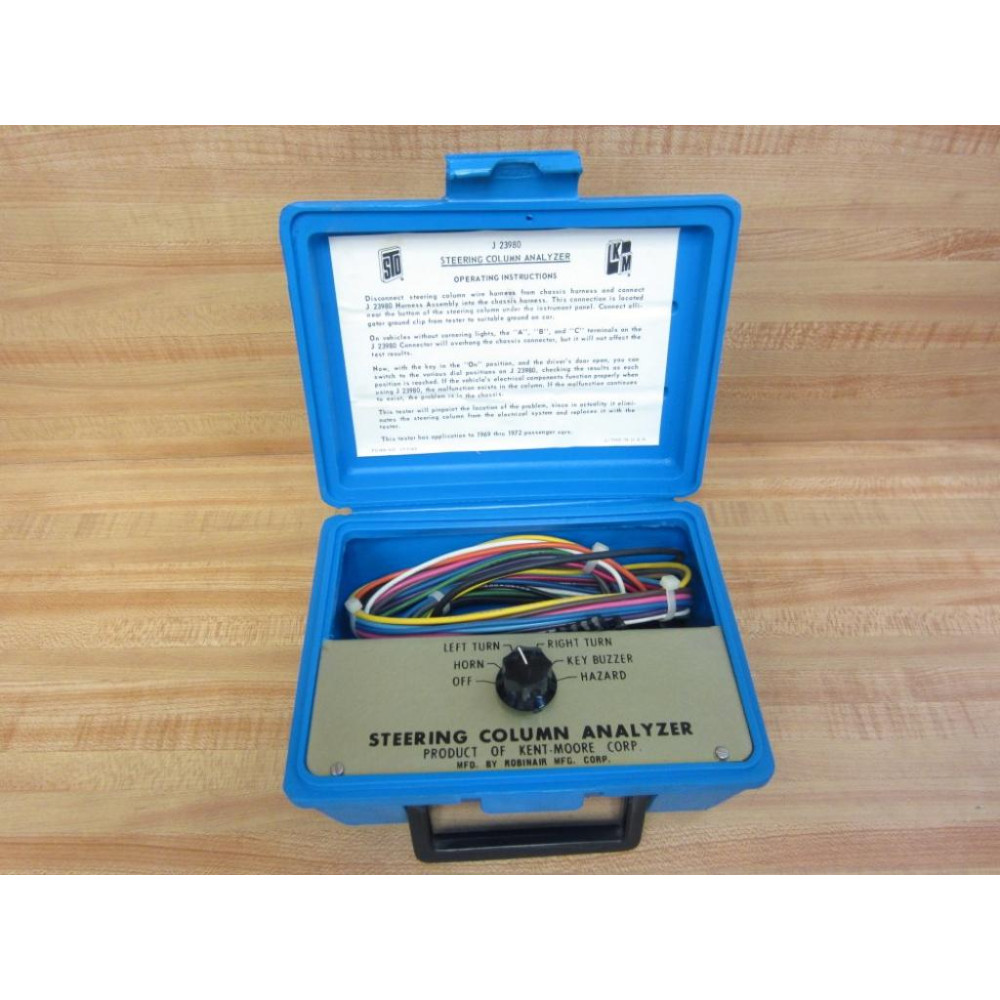 Kent-Moore J-23980 Steering Column Analyzer J23980 - New No Box Kent-Moore J-23980 Steering Column Analyzer J23980 - New No Box