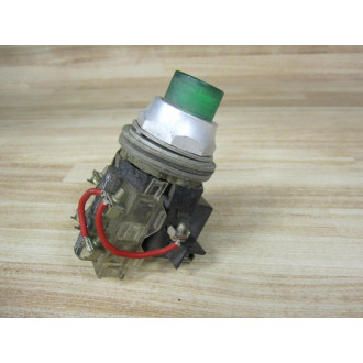 Westinghouse PB1T1L Push Button With Transformer: 1272C50G03 Green - Used