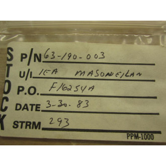 63-190-003 Rubber Seal