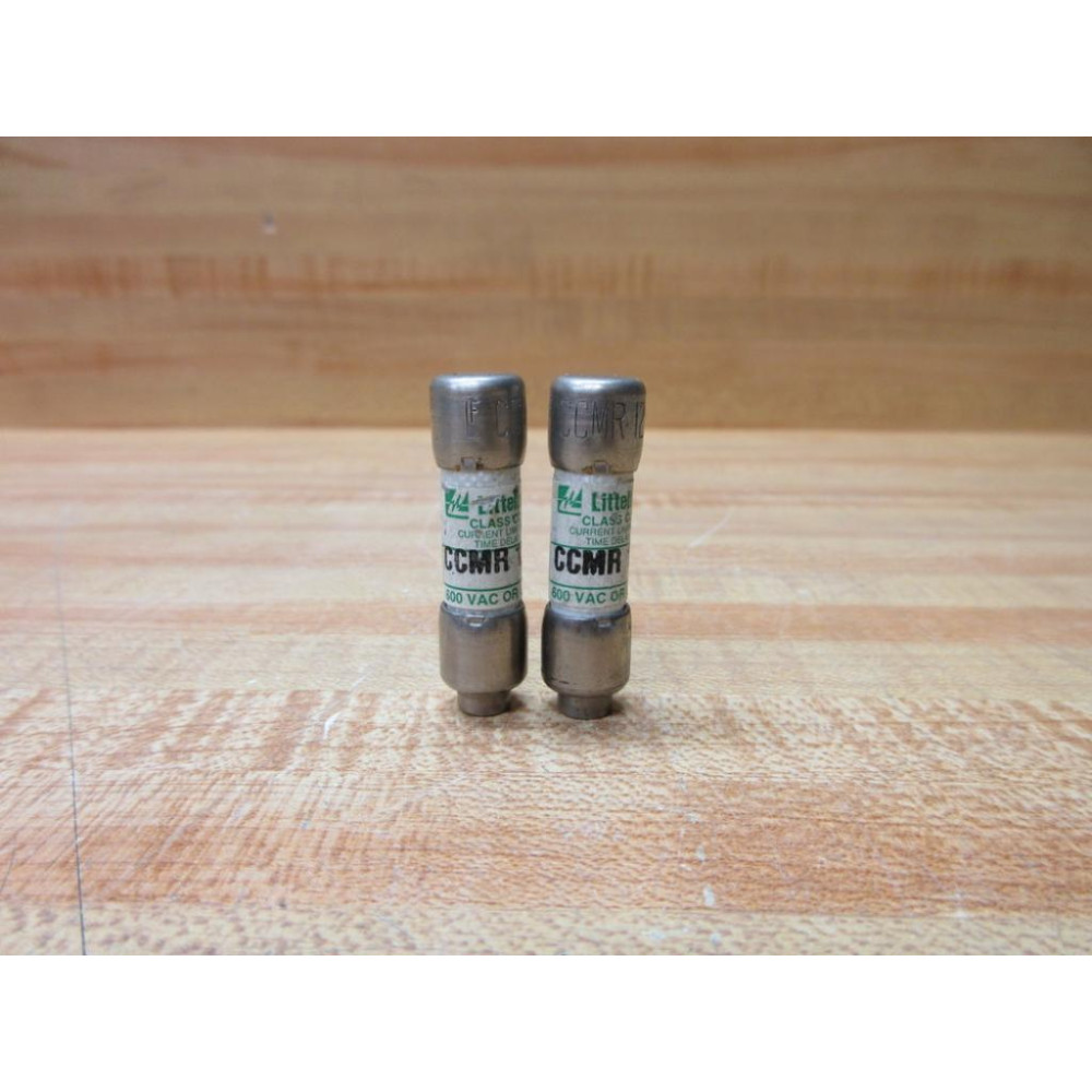 Littelfuse CCMR-12 Fuse Cross Ref 486K56, CCMR012 (Pack of 2) - New No Box