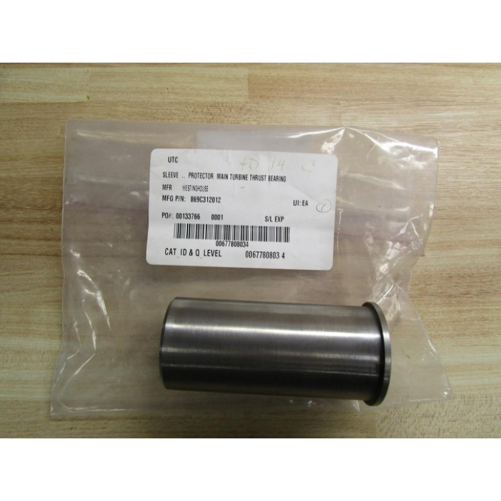 Westinghouse 869C312012 Sleeve Protector - New No Box