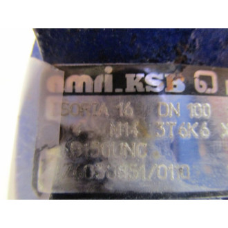 Amri ISORIA 16 DN100 16B Valve GG25-DN100 F-PZ6 - Used