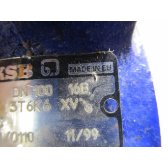 Amri ISORIA 16 DN100 16B Valve GG25-DN100 F-PZ6 - Used