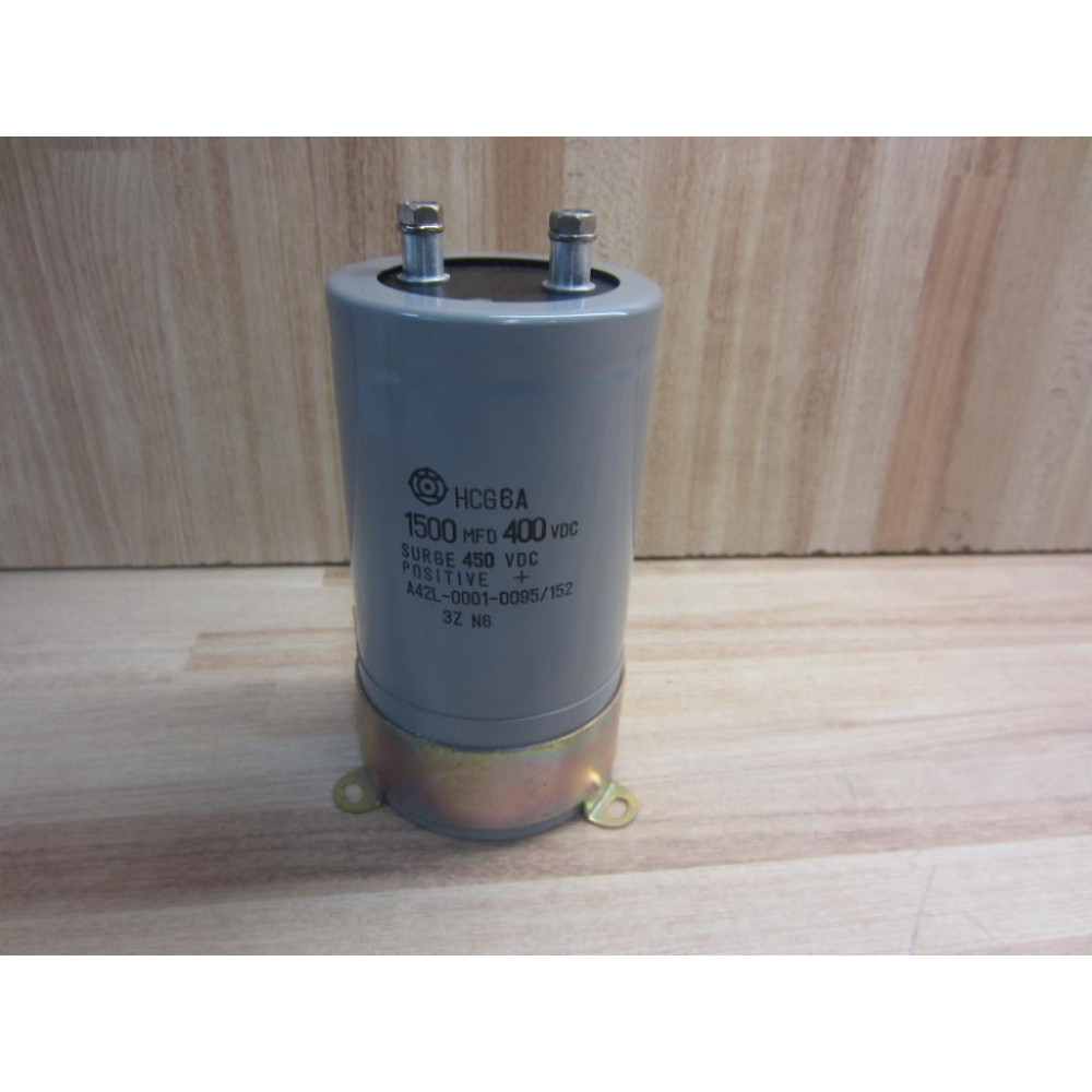 Hitachi HCG6A Capacitor 1500 MFD 400 VDC - Used