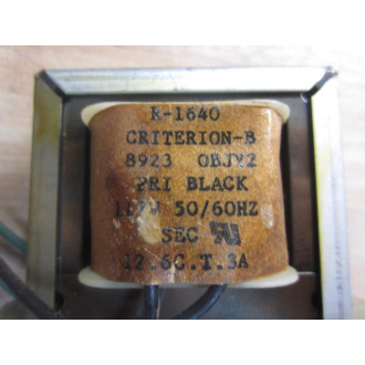 Criterion R-1640 Transformer 8923 OBJY2 - Used