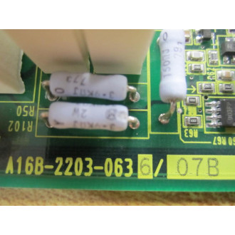 Fanuc A16B-2203-0636 Board A16B-2203-063607B-Bad Connector - Parts Only