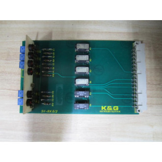 K & G Antrebstechnik SV-RK 62 Circuit Board SVRK62 Board As Is - Parts Only