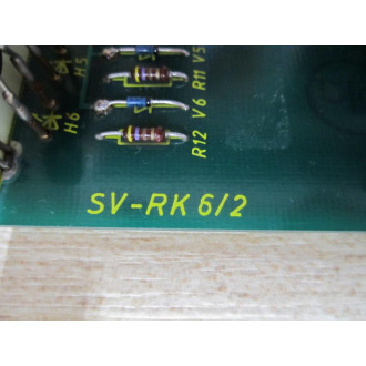 K & G Antrebstechnik SV-RK 62 Circuit Board SVRK62 Board As Is - Parts Only