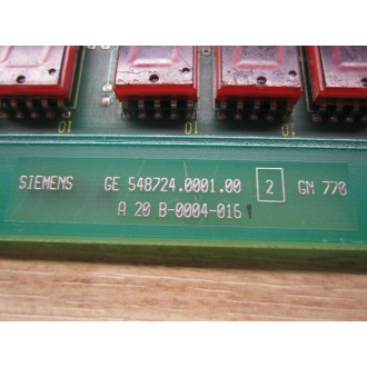 Siemens A20B-0004-0161 Numerical Display Board 548724.0001.00 - Used