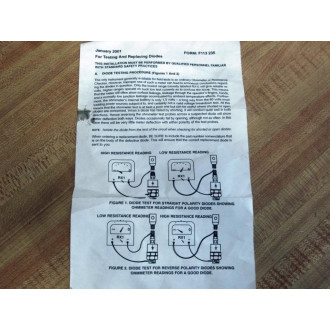 Miller 087999 Diode, Rectifier 85A 300V