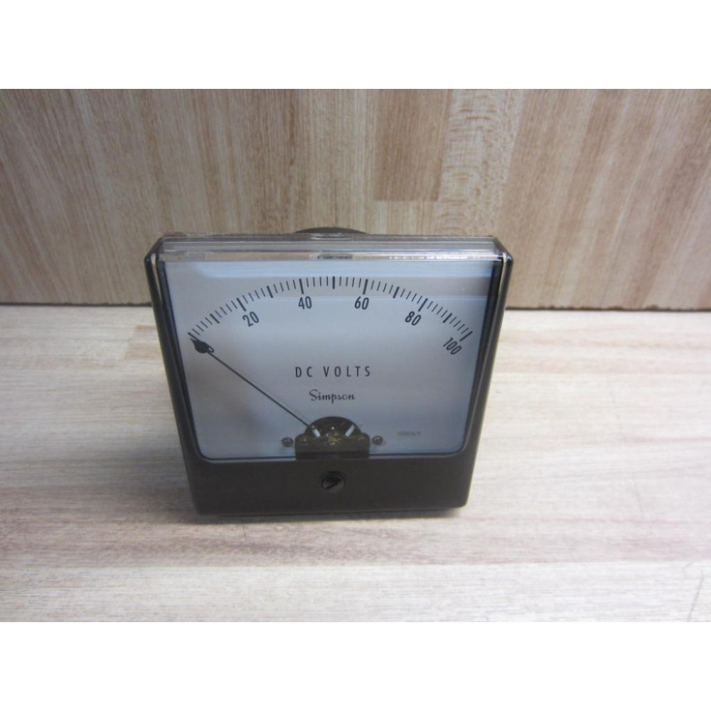 Simpson 32513 Voltage Meter 0-100 - New No Box