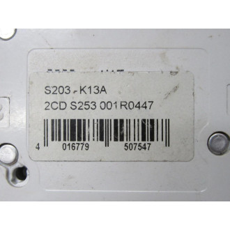ABB S 203 K 13 A Circuit Breaker S203K13A - New No Box