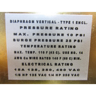 Capp 178998 Air Pressure Switch