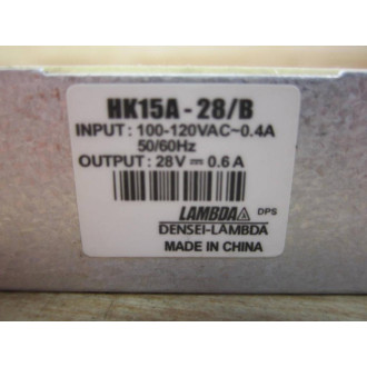 Densei-Lambda HK15A-28B Power Supply HK15A28B - New No Box