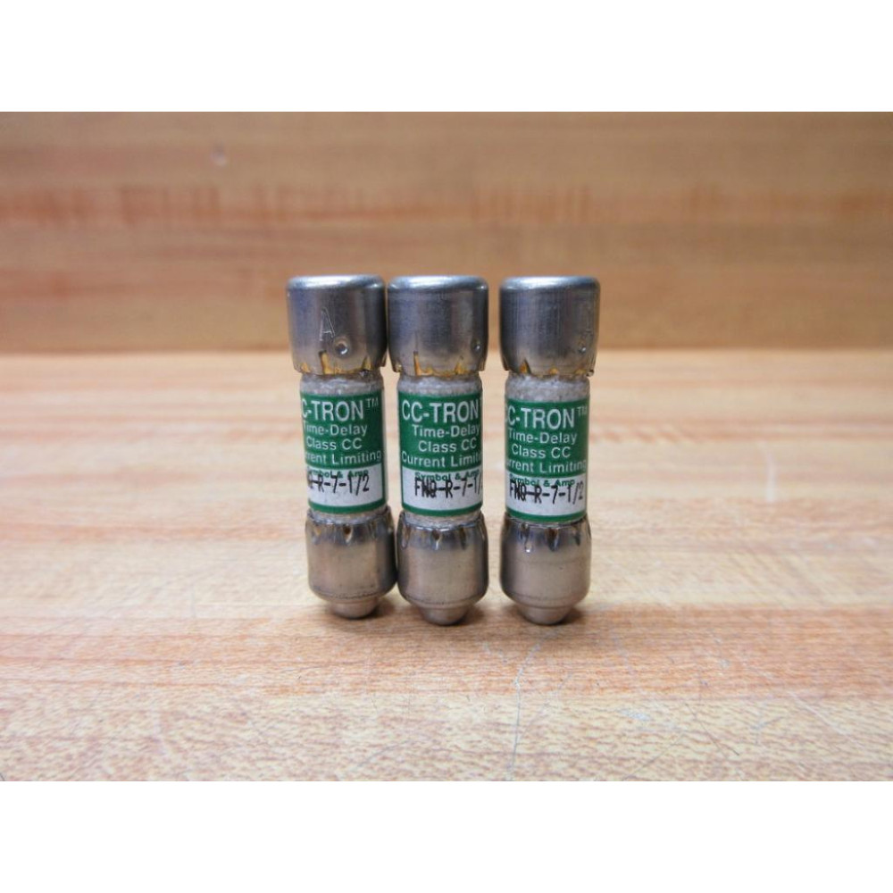 Buss FNQ-R-7-12 Bussmann Fuse Cross Ref 1CV05 (Pack of 3) - New No Box