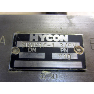 Hycon SRVR16-1 Regulator SRVR161 35V 210 - Used