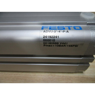 Festo ADVU-2"-4"-P-A 24192241 Cyclinder ADVU24PA - New No Box