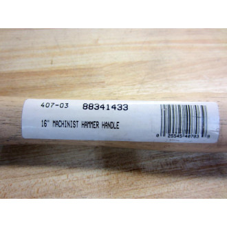 88341433 Machinist Hammer Handle 16" 407-03 - New No Box