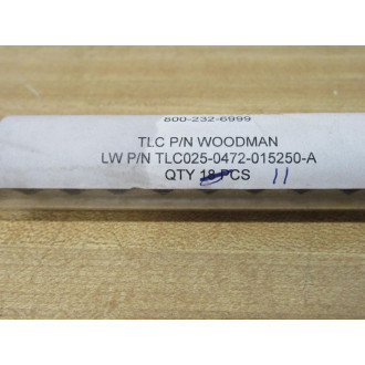 Lever Wood Knife Works TLC025-0472-015250-A Blade (Pack of 11) - New No Box