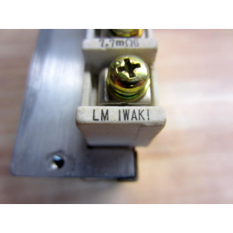 Iwaki 0297 Resistor LM 7.7m Ohm - Used