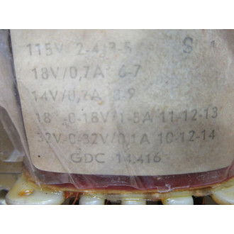 GDC 14.416 Transformer 14416 - Used