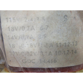 GDC 14.416 Transformer 14416 - Used
