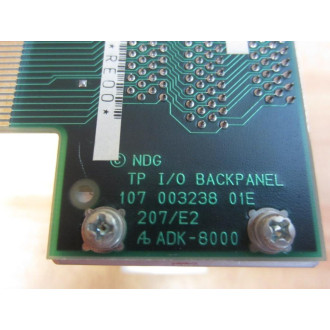 NDG 107-003238-01E TP IO Backpanel WEnclosure  ADK-8000 - Used