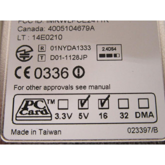 Orinoco PC24E-11-FCR PC Card PC24E11FCR - New No Box