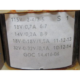 GDC 14.416-06 Transformer 1441606 - Used