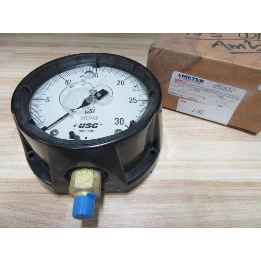 Ametek 1980 USG Gauge Range: 30 PSI