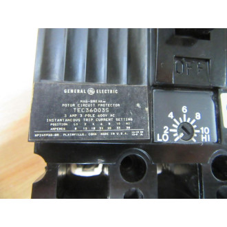 General Electric TEC36003S Circuit Breaker 3A 3P GE - New No Box