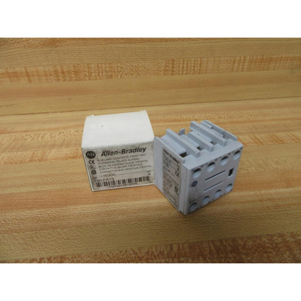 Allen Bradley 100F-A13 Auxiliary Contact 100FA13