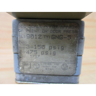 Square D 9012 GNG-5 Pressure Switch 9012GNG5 Cracked Body - Used