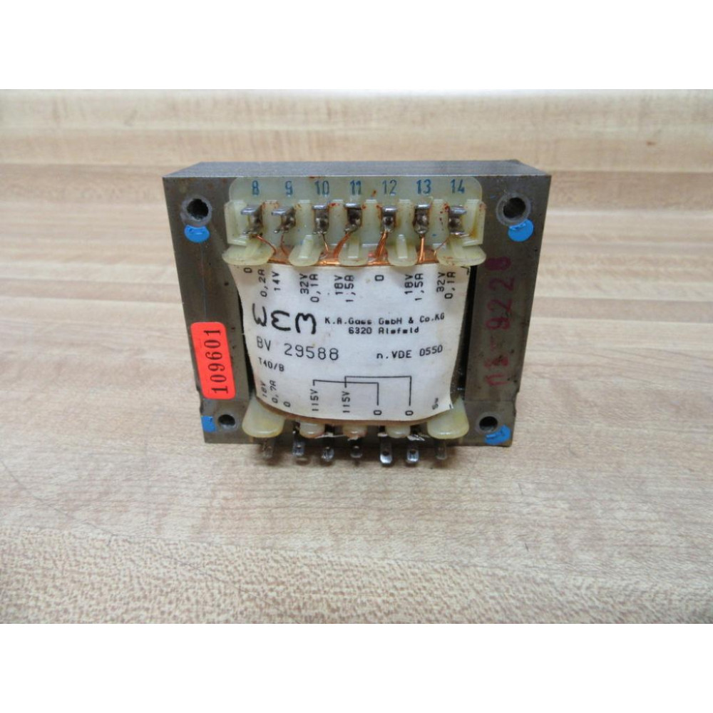 WEM BV-29588 Transformer BV29588 - Used