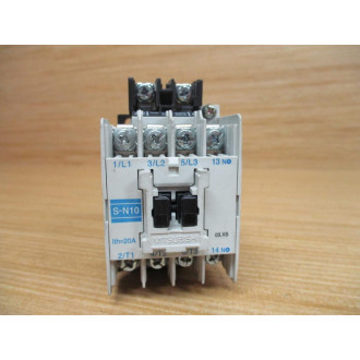 Mitsubishi S-N10-AC220V Magnetic Contactor S-N10 - Used