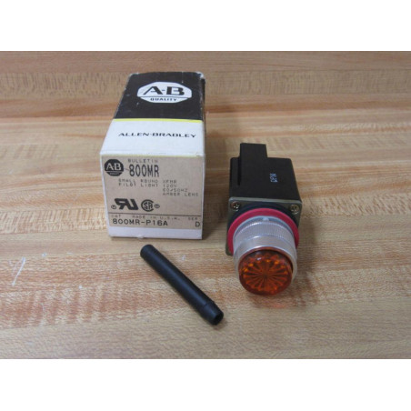 Allen Bradley 800MR-P16 Pilot Light 800MRP16 Amber WBulb Tool