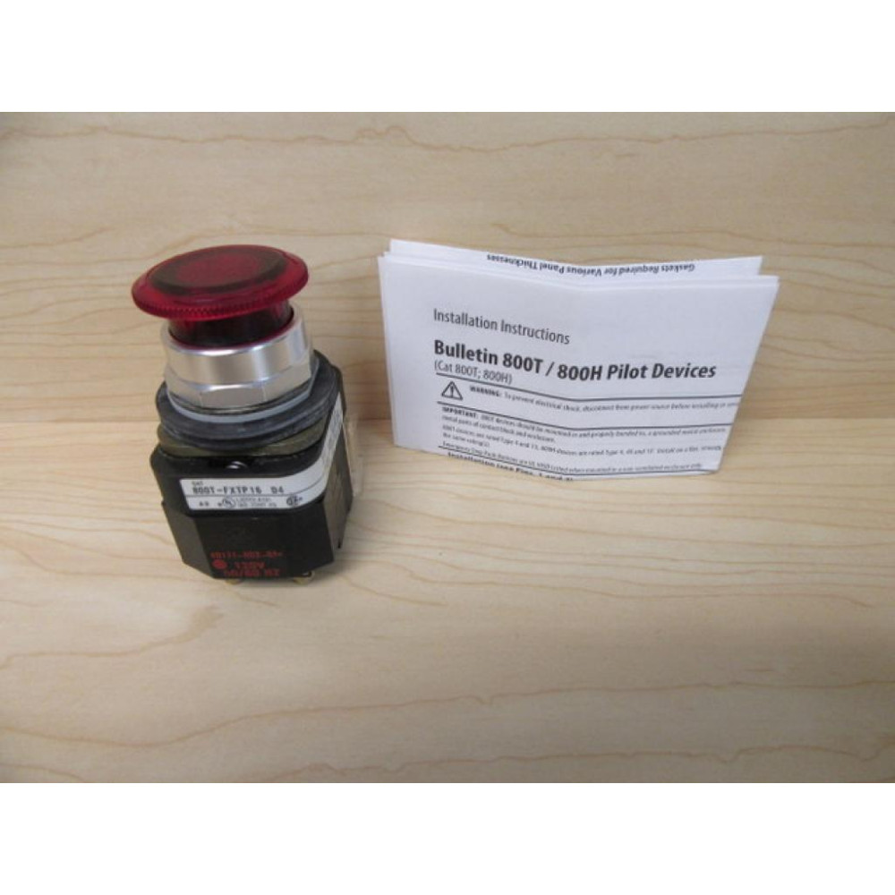 Allen Bradley 800T-FXTP16RD4 Push Pull Switch - New No Box