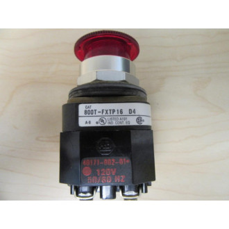 Allen Bradley 800T-FXTP16RD4 Push Pull Switch - New No Box