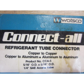 Watsco CCA-5 Tube Connector 516" O.D. x 516" O.D. (Pack of 2)