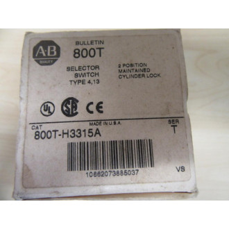 Allen Bradley 800T-H3315A Selector Switch EMPTY BOX ONLY!!