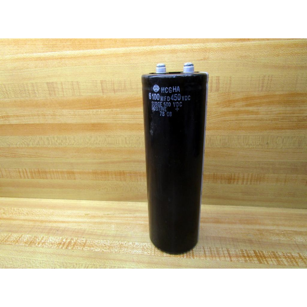 Hitachi HCGHA Capacitor 6100MFD 450VDC - Used