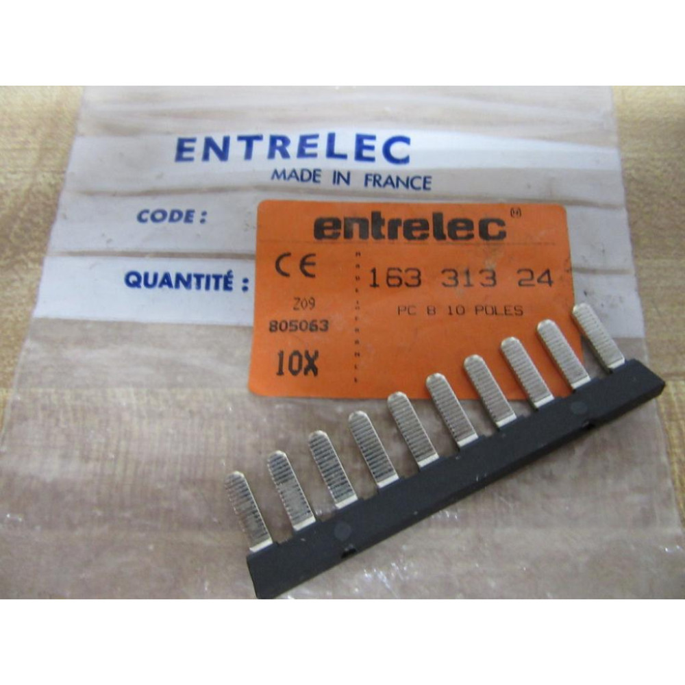 Entrelec 163 313 24 Jumper 16331324 (Pack of 10)
