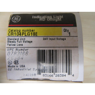 General Electric CR104PLG18E Pilot Light