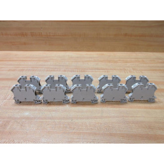 Weidmuller WDU 6 Terminal Block WDU6 1020200000 (Pack of 10) - Used